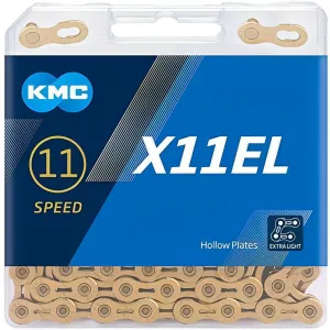 KMC X11 Extra Light 11 Speed Chain 118 Links - Gold