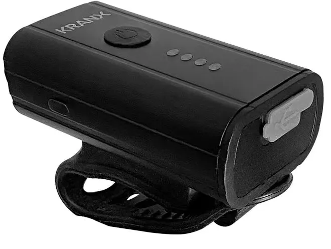 KranX Stream II 400 USB Front Bike Light - Black