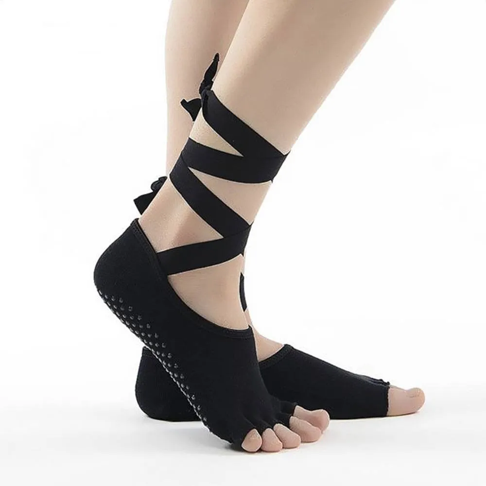 Ladies' Gym & Yoga Organic Cotton Socks - 2 Variants