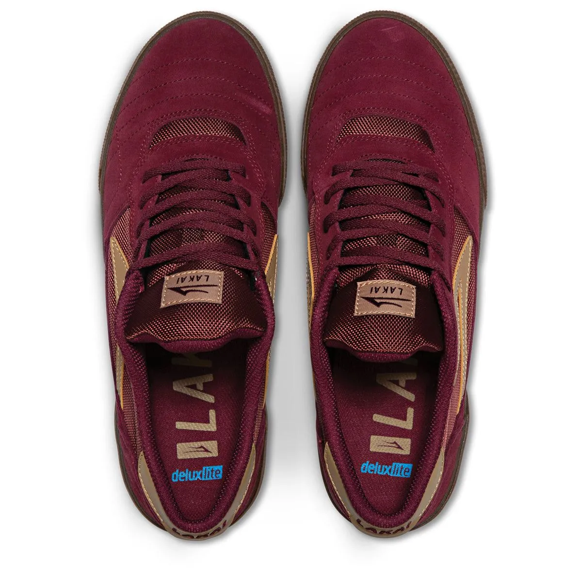 Lakai Cambridge Skate Shoes - Burgundy