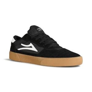 LAKAI SKATE SHOES: CAMBRIDGE. Black/Gum Suede. Sizes 7,8,9