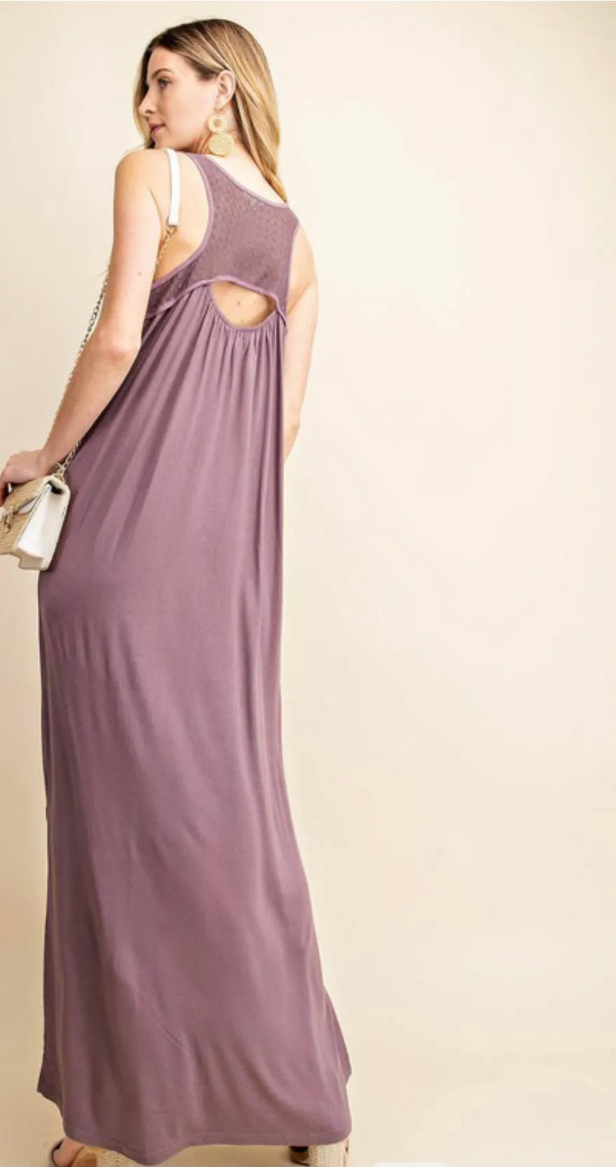 Lavender Mesh back Maxi  * on sale
