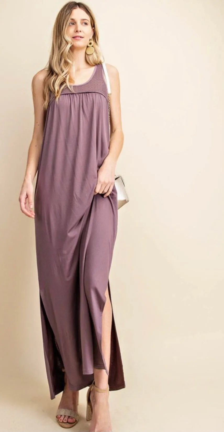 Lavender Mesh back Maxi  * on sale