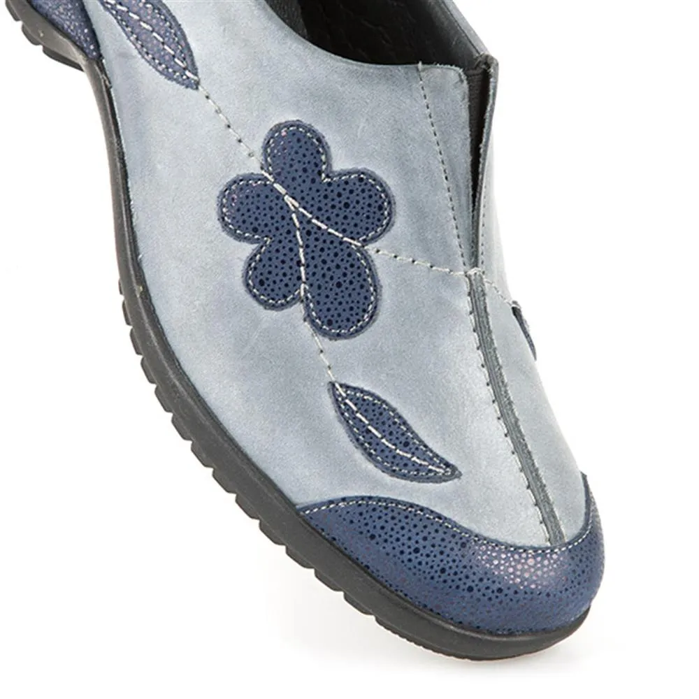 Leather Slip-On Shoes - CAL24000 / 308 362