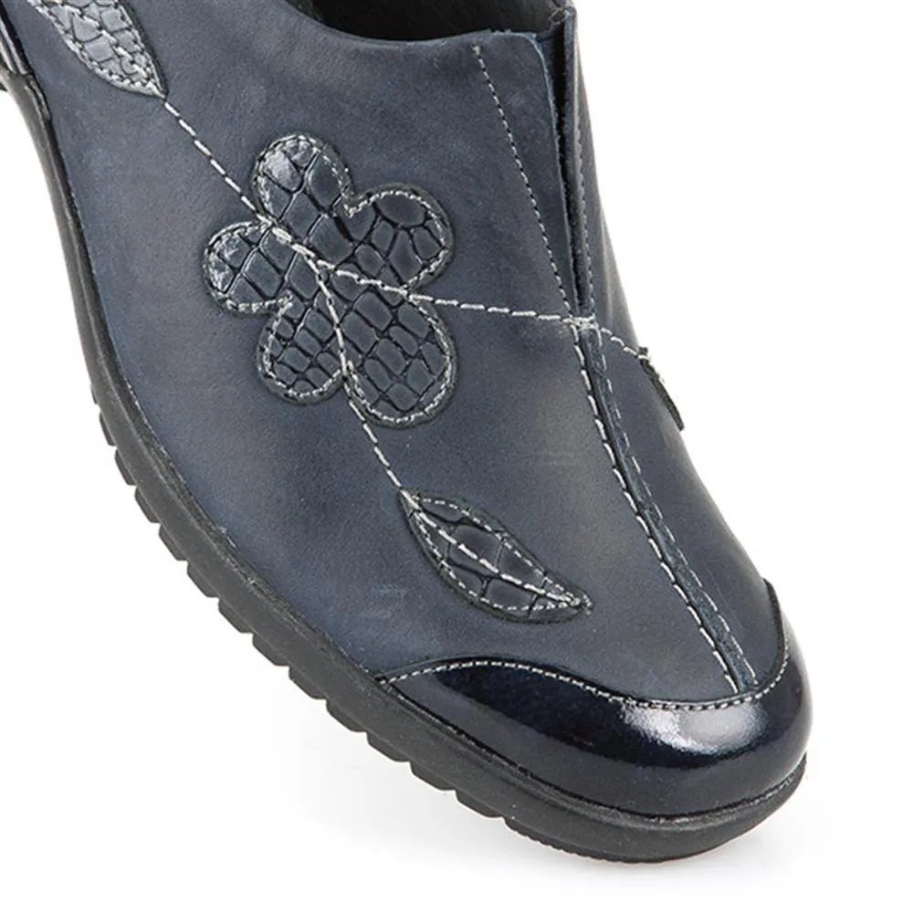 Leather Slip-On Shoes - CAL24000 / 308 362