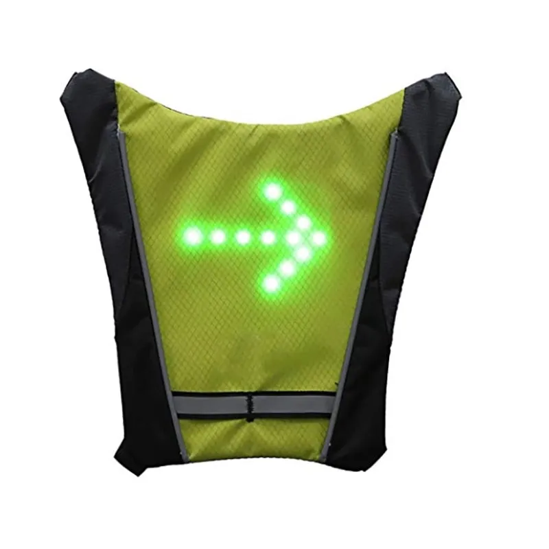 LED Cycling Light Turning Indicator Reflector Vest