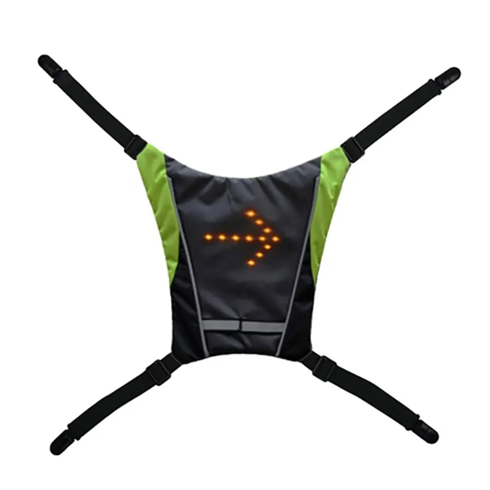 LED Cycling Light Turning Indicator Reflector Vest