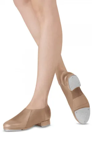 Leo Tan Slip-On Jazz Tap Shoes - Adult