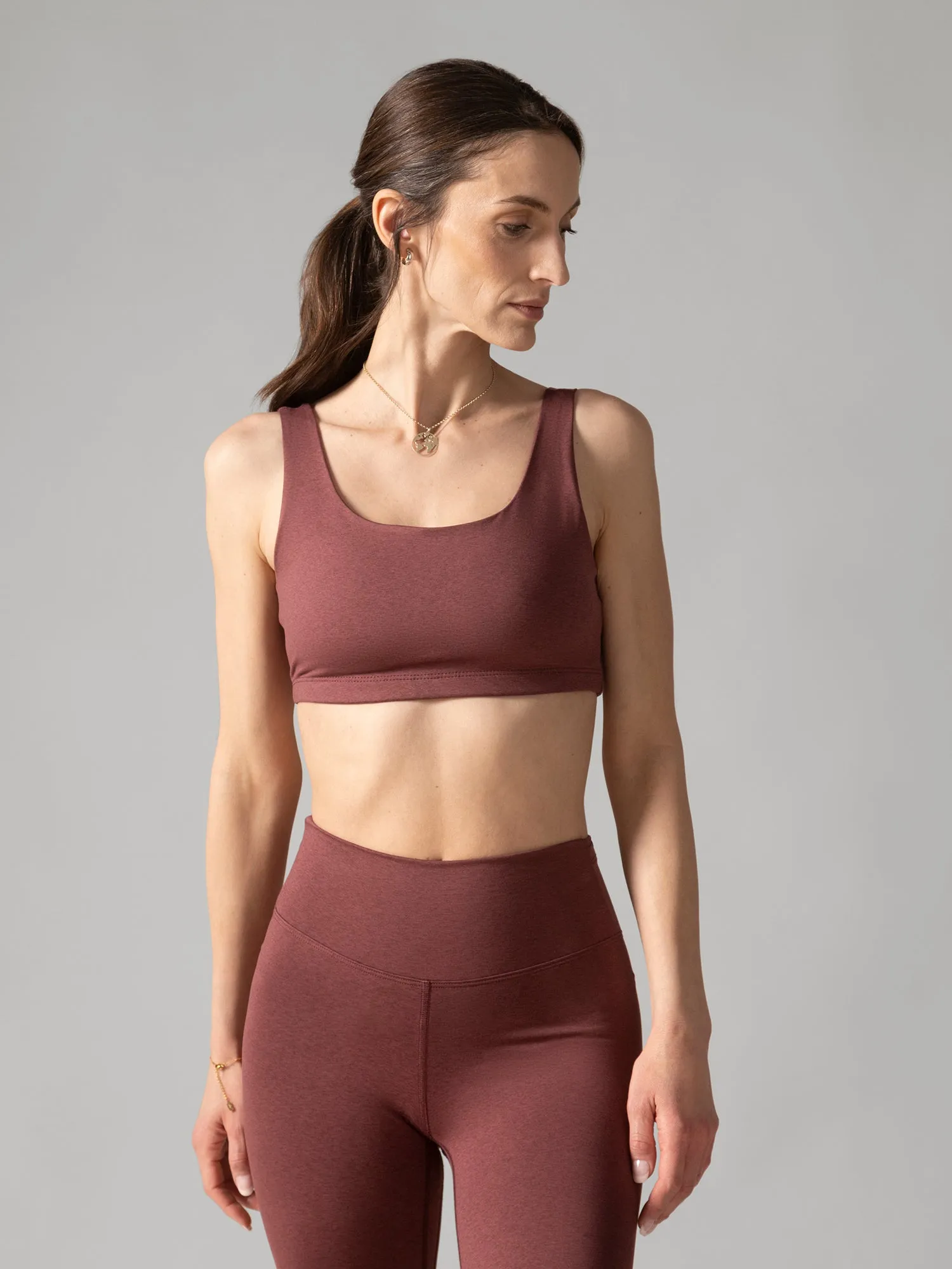 Life's good Sports Bra - Rhubarb