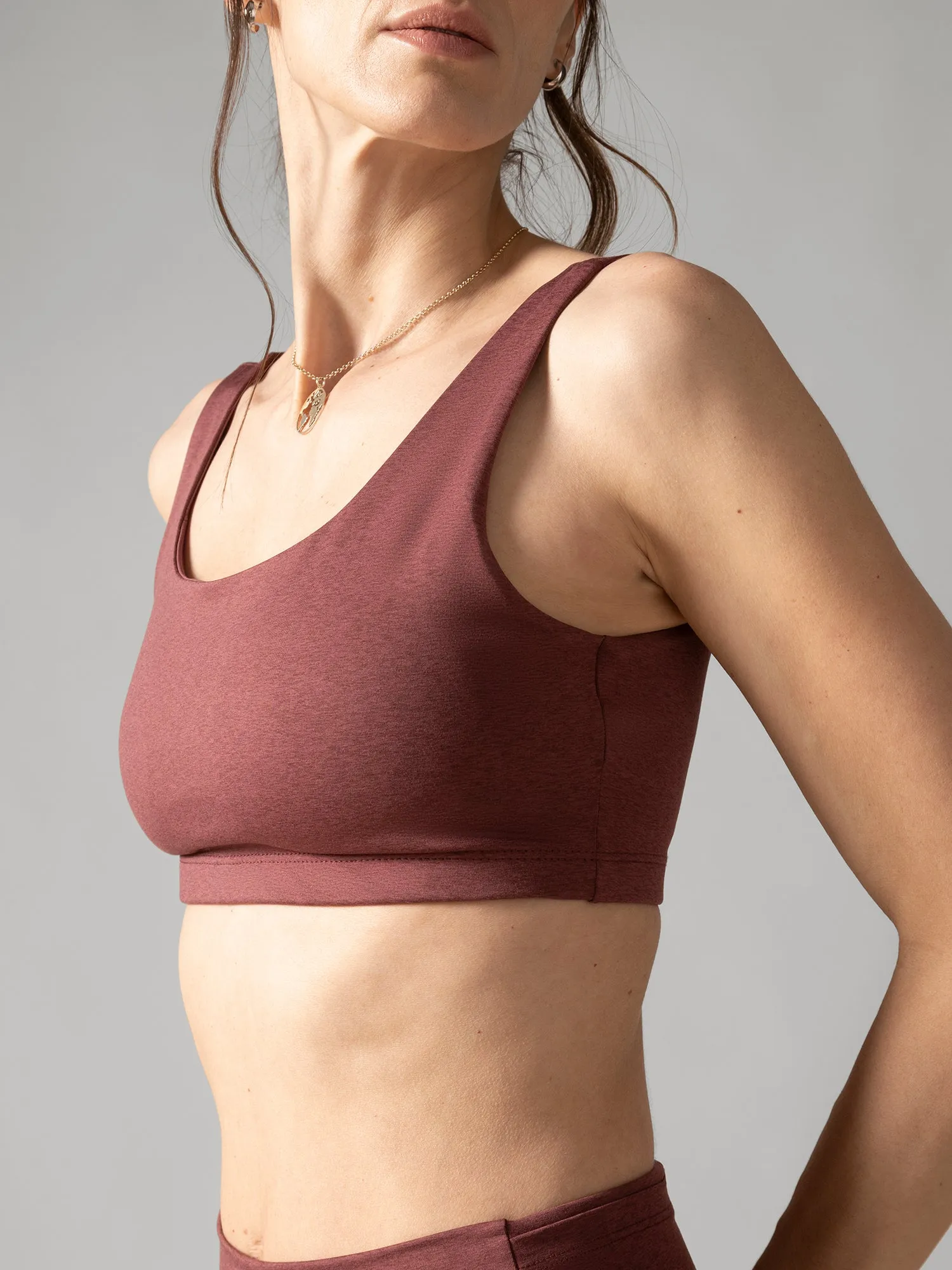 Life's good Sports Bra - Rhubarb