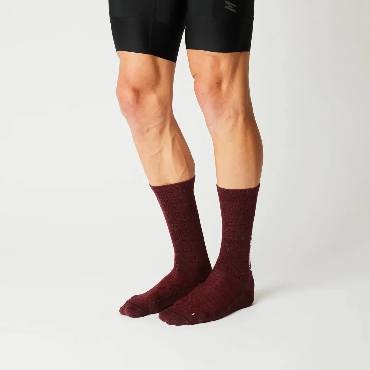 Light Merino Silk Socks - Bordeaux