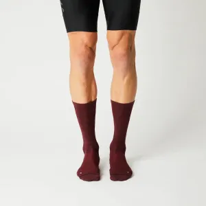 Light Merino Silk Socks - Bordeaux