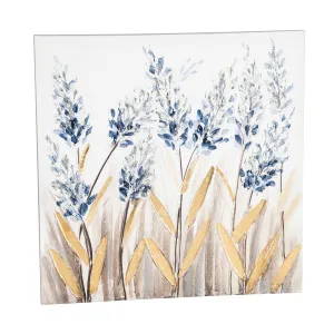Lilac Hand Painted Canvas Wall Décor,6cp64001