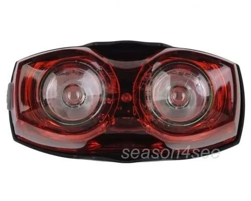 Lista 2 x LED Bicycle Cycling Cycle Bike Rear Tail Light Red Super Bright