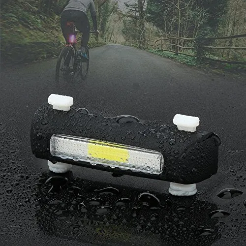 Lista Ultra Bright Bike Light USB Bicycle Tail Light 7 Modes High Intensity Rear LED Accessories Fits On Any Road Bikes & Helmet, for Cycling Safety Flashlight