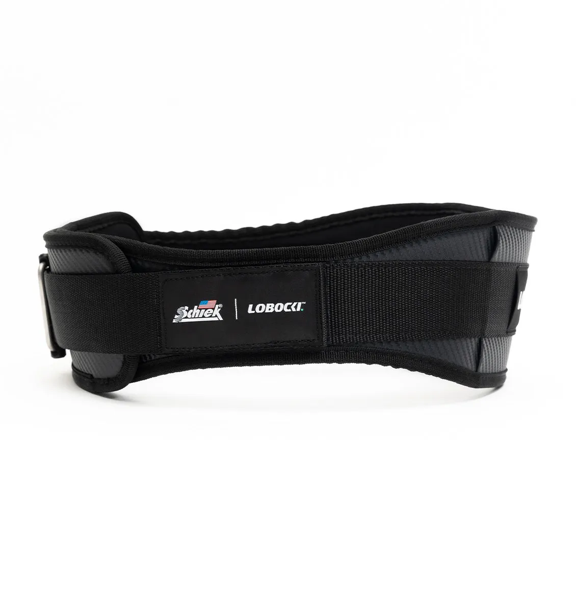 LOBOCKI x Schiek CF3004 Carbon Fibre Contour Weight Lifting Belt - Black