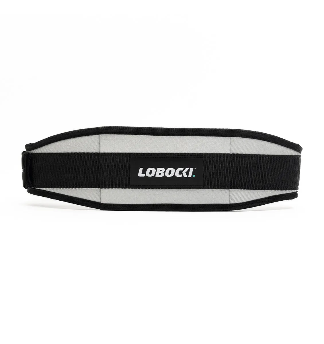 LOBOCKI x Schiek CF3004 Carbon Fibre Contour Weight Lifting Belt - Silver
