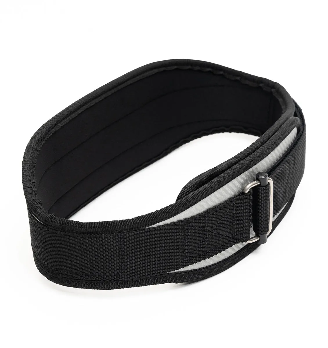 LOBOCKI x Schiek CF3004 Carbon Fibre Contour Weight Lifting Belt - Silver