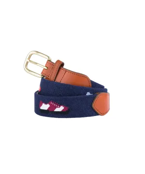 LOLONG Golf Men's Golf Shoes Needle Point Belt - Navy