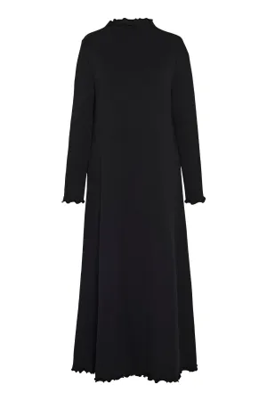 Lounge Black Terry Dress
