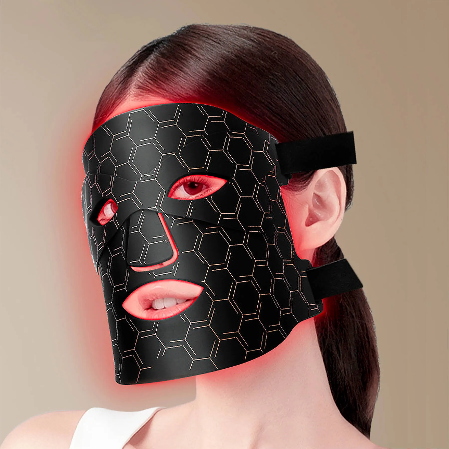 Lukirch® Portable LED Face Mask 4 Colors Light Therapy Facial Photon Beauty Device