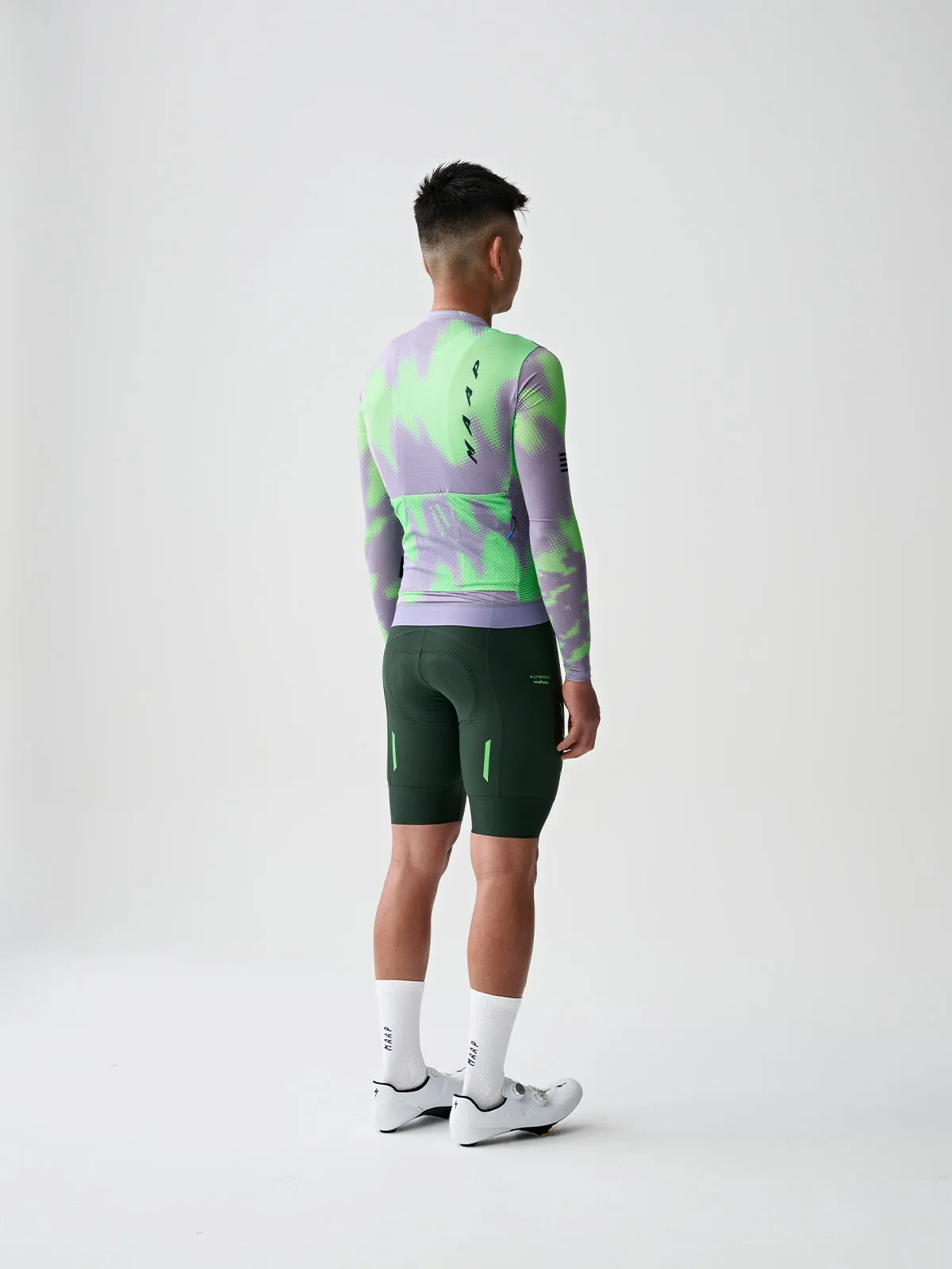 MAAP LPW Pro Air LS Jersey 2.0 - Purple Ash/Aqua Green