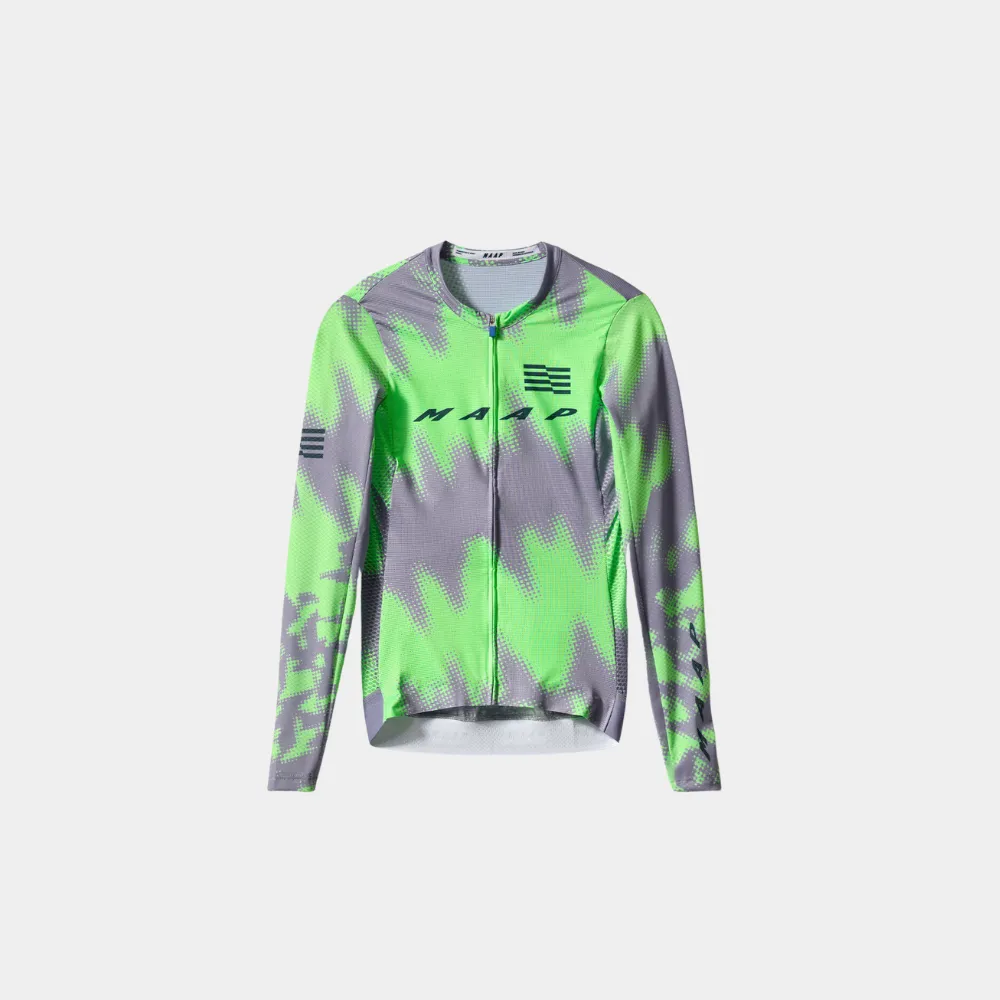 MAAP Women's LPW Pro Air LS Jersey 2.0 - Purple Ash/Aqua Green