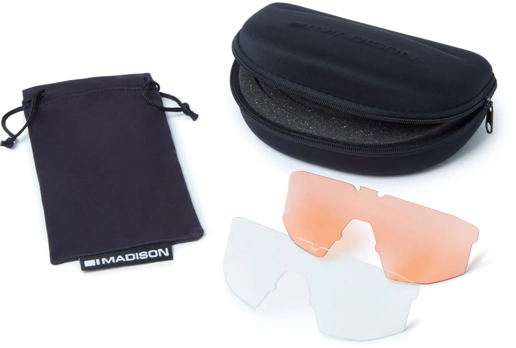 Madison Crypto 3 Lens Pack Cycling Sunglasses - Black