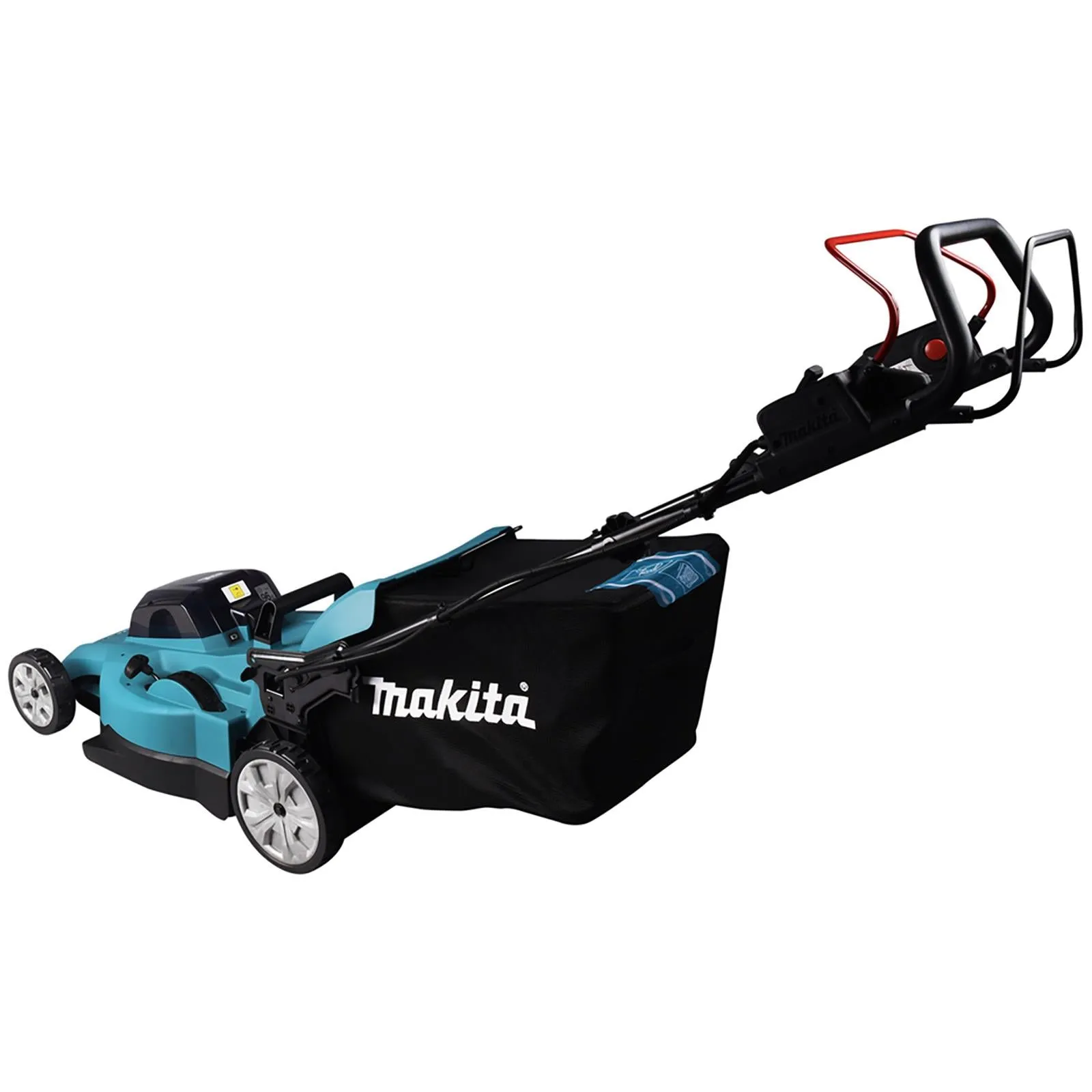 Makita 53cm Lawn Mower Kit Twin 18V LXT Li-ion Cordless Garden Grass Outdoor 2 x 5Ah Battery and Dual Charger DLM539CT2