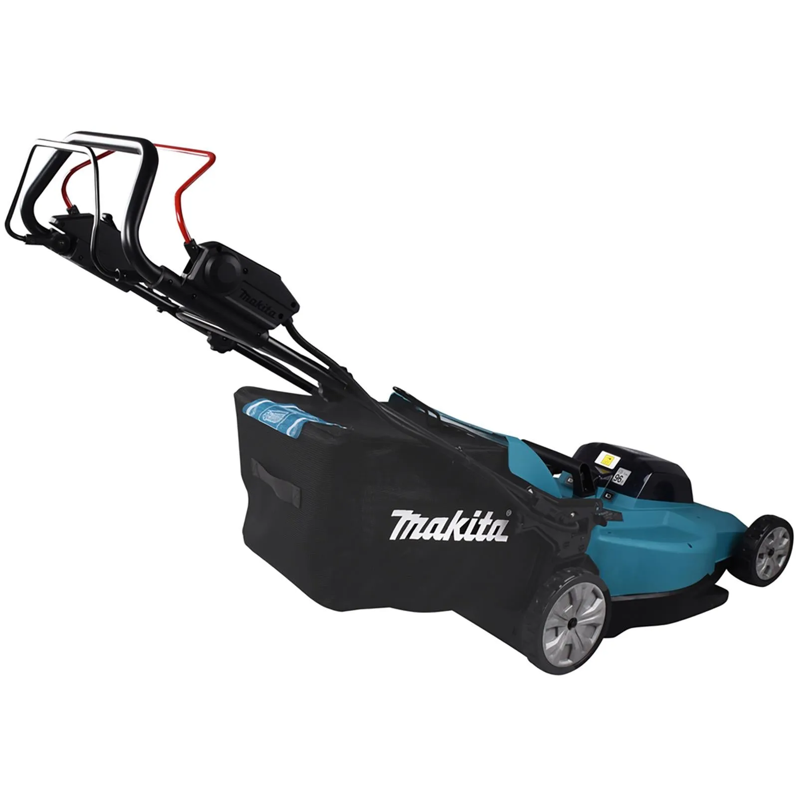 Makita 53cm Lawn Mower Kit Twin 18V LXT Li-ion Cordless Garden Grass Outdoor 2 x 5Ah Battery and Dual Charger DLM539CT2