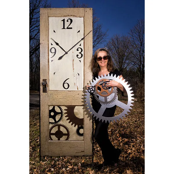 Marley Steel & Brass Clock