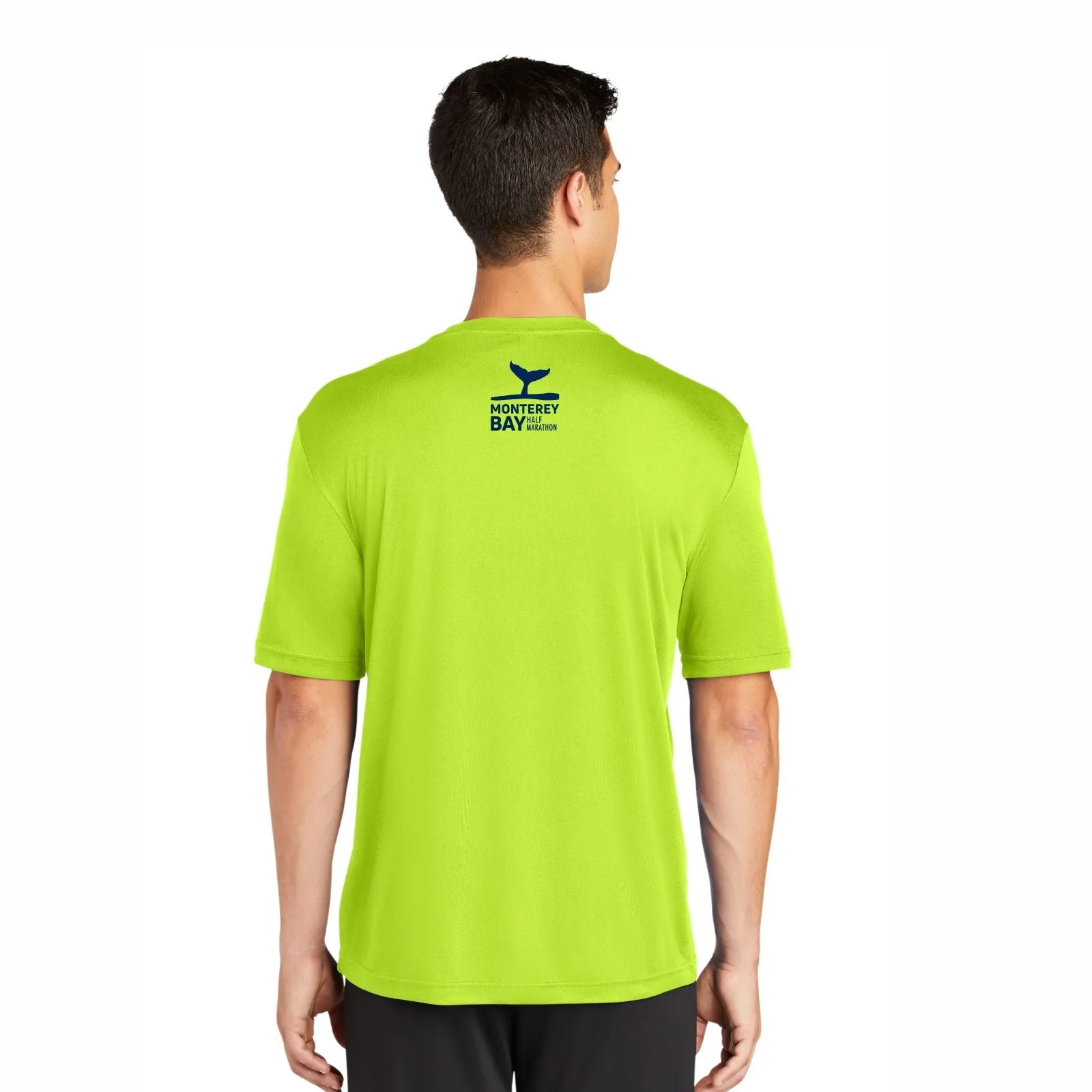 MBH Men's Tech UPF40  Tee -Hi Viz- In Training