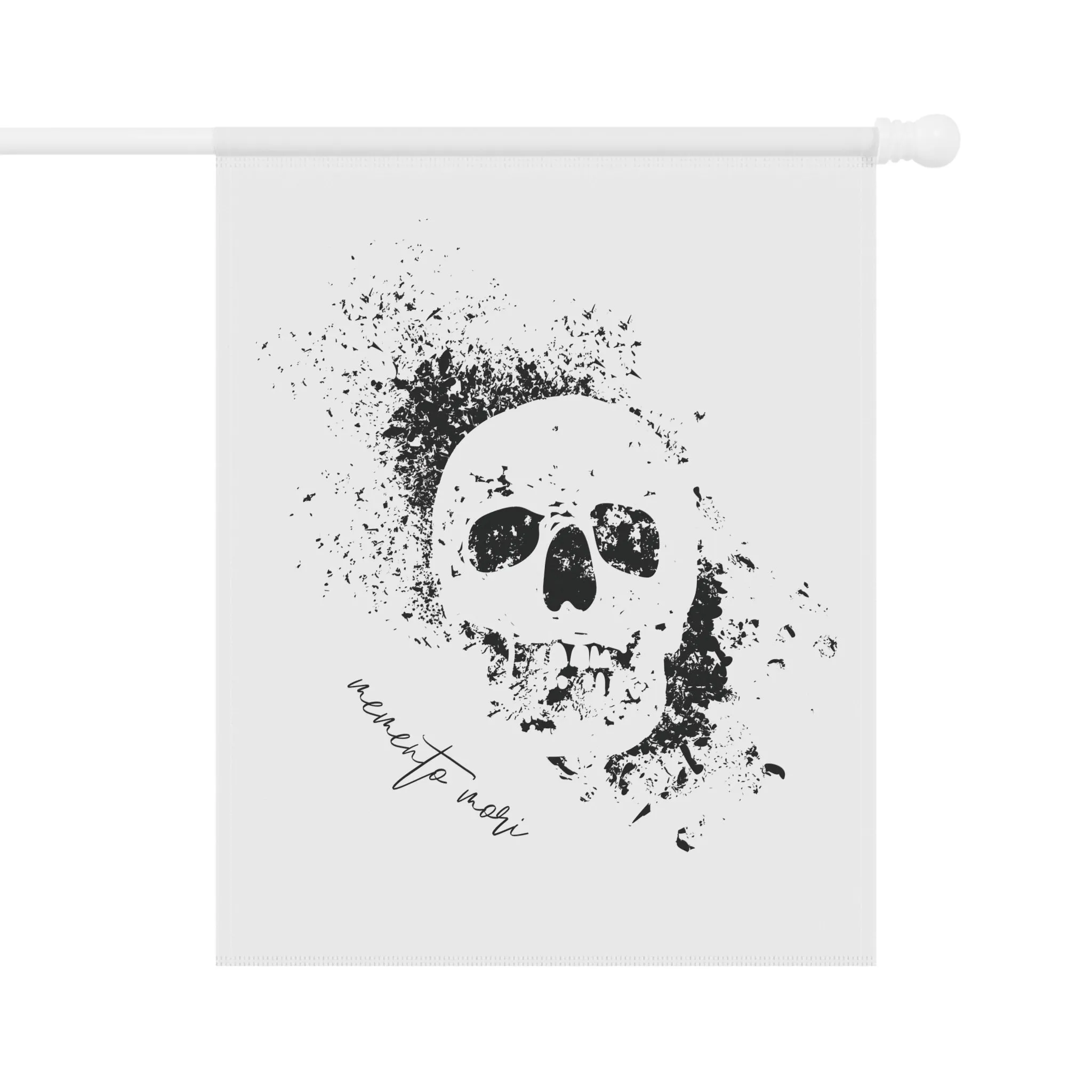Memento Mori Garden Flag