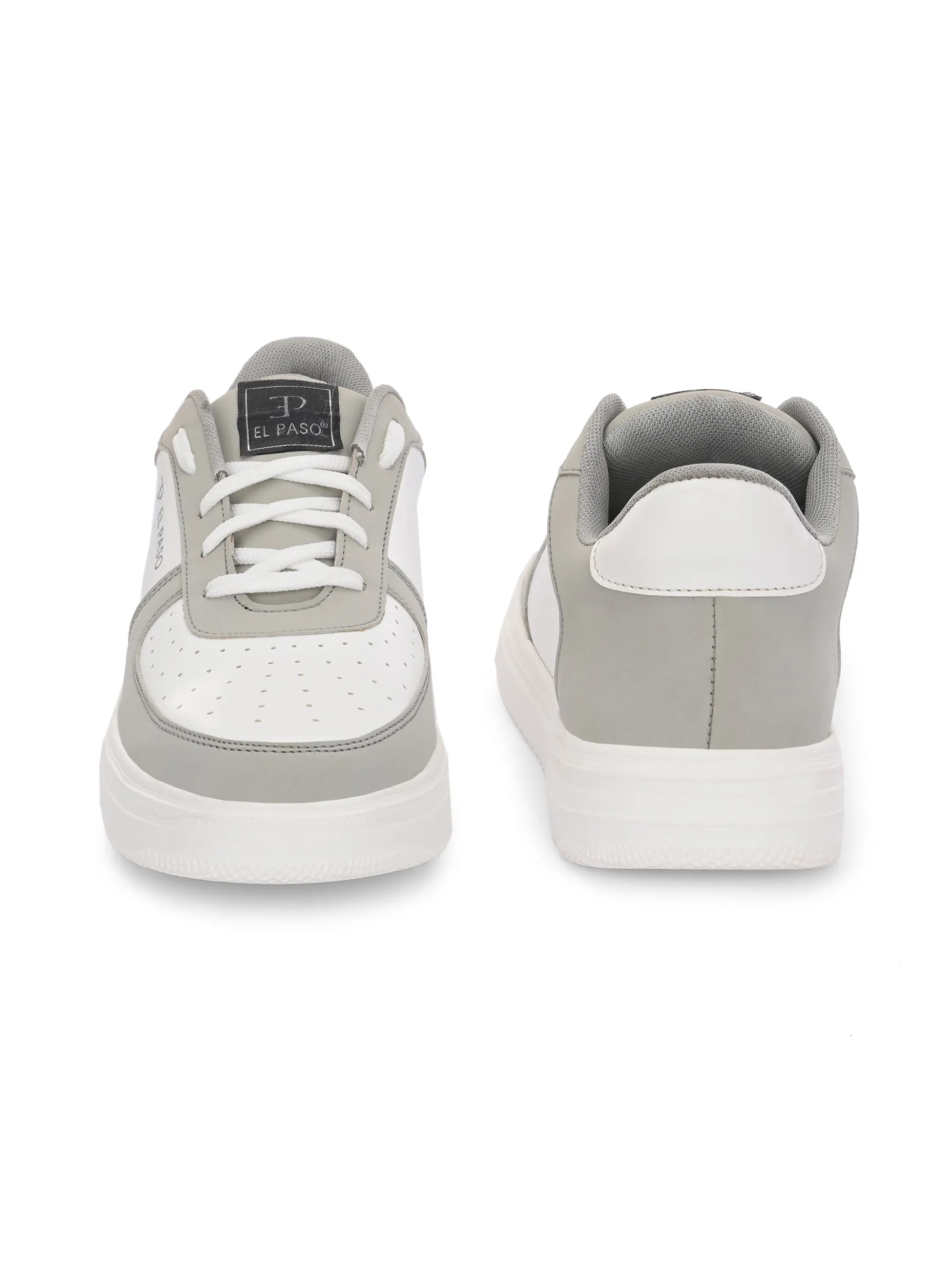 Men Solid Lace Up Sneakers
