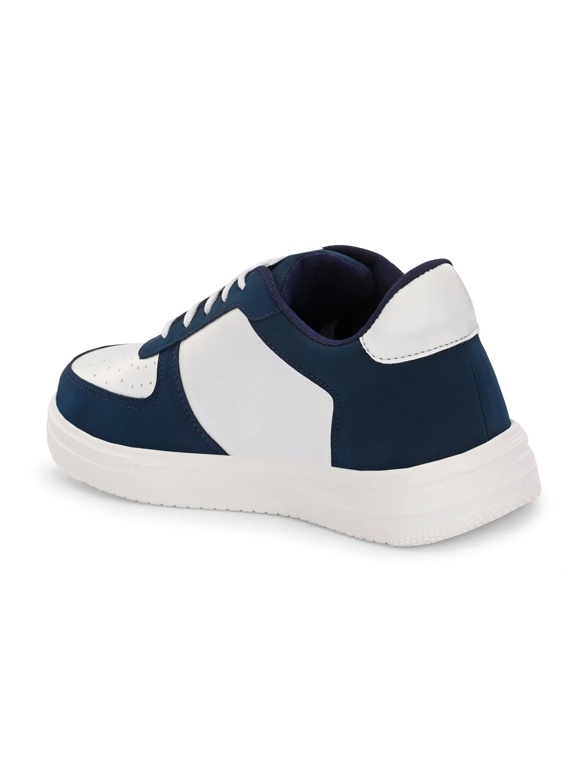 Men Solid Lace Up Sneakers