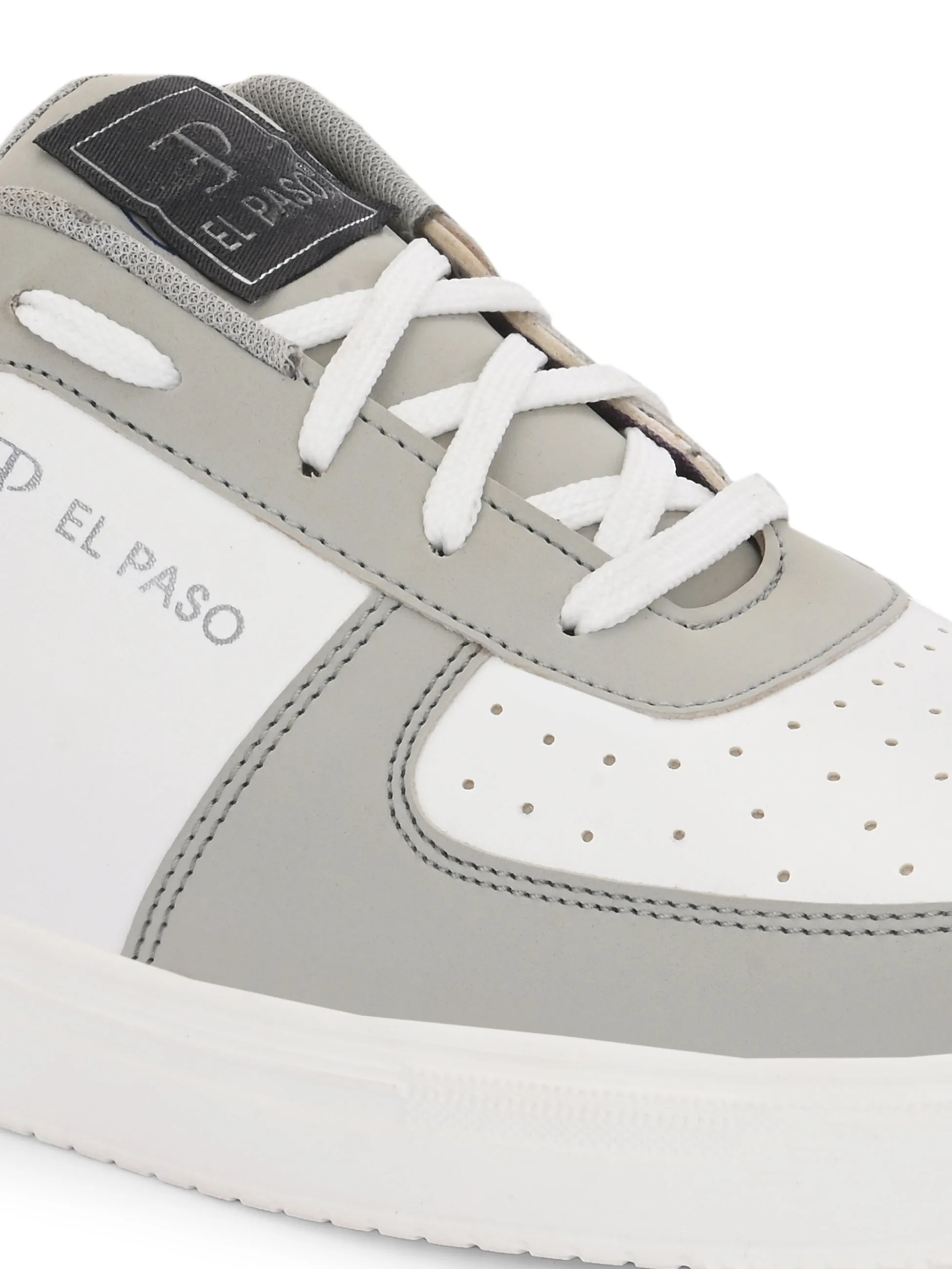 Men Solid Lace Up Sneakers