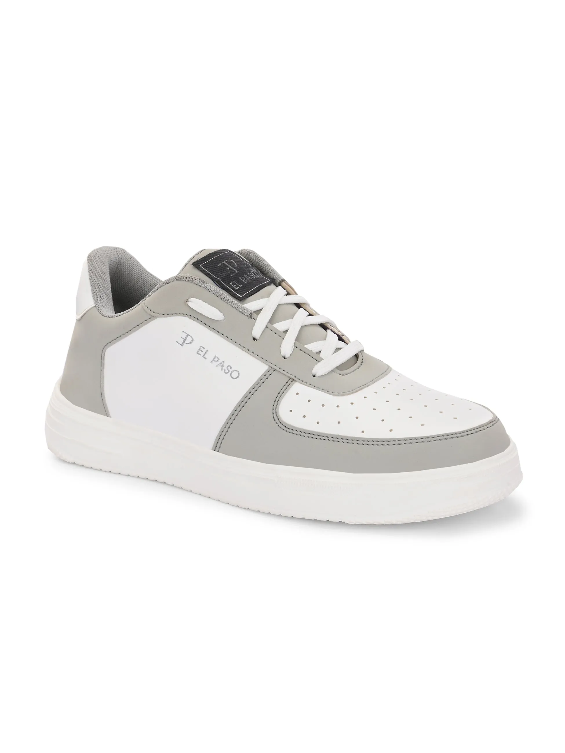 Men Solid Lace Up Sneakers