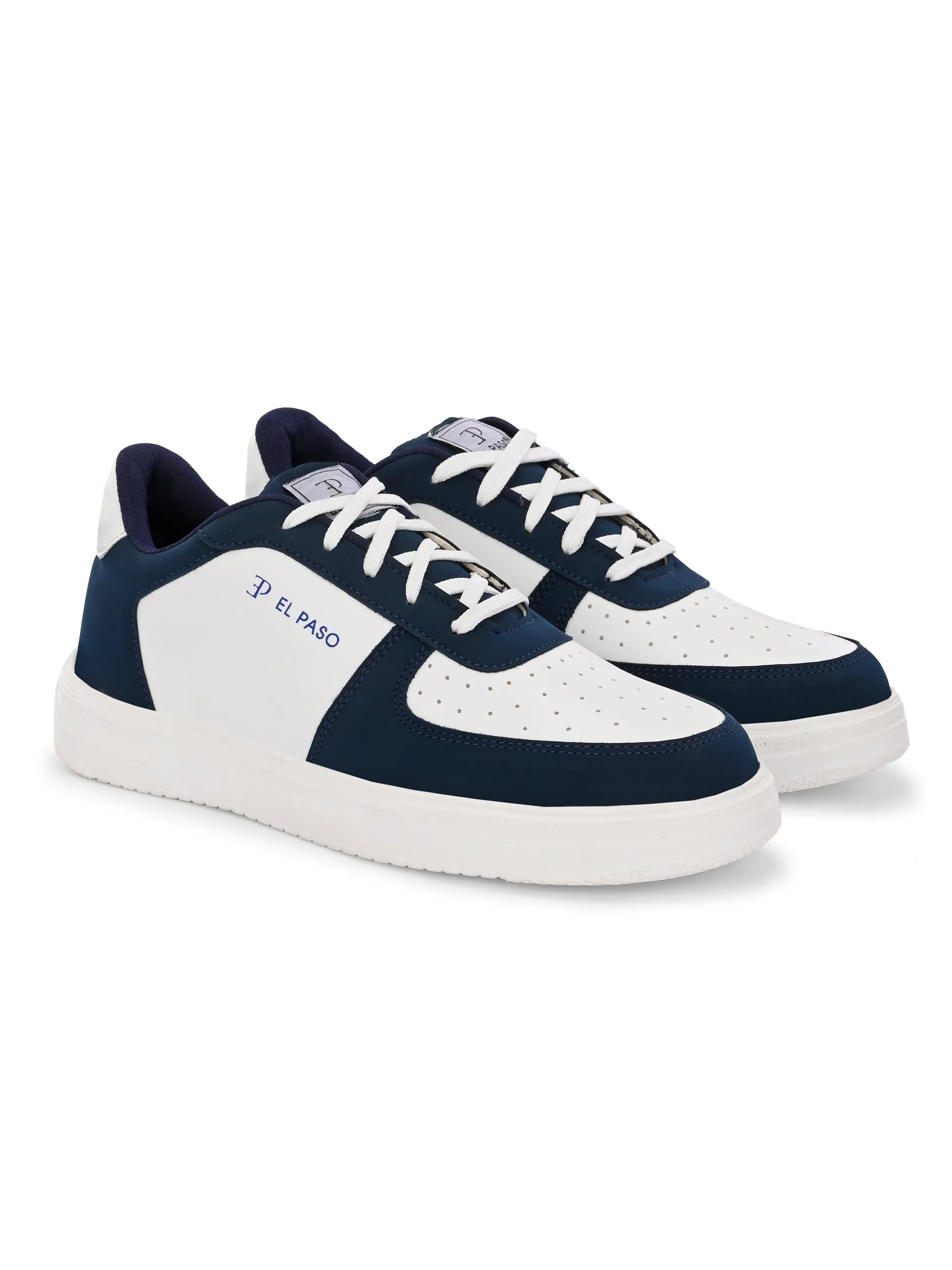 Men Solid Lace Up Sneakers