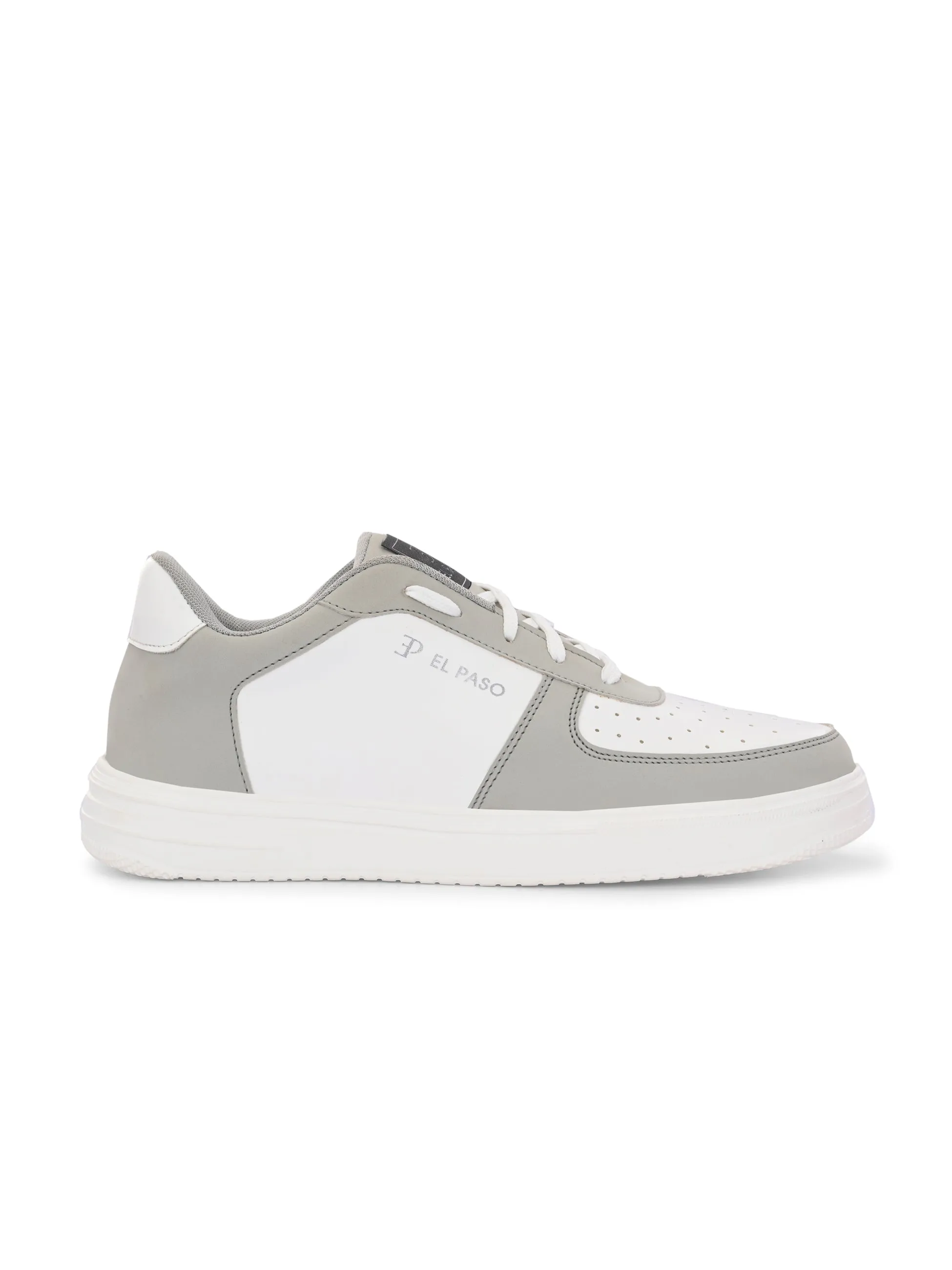 Men Solid Lace Up Sneakers