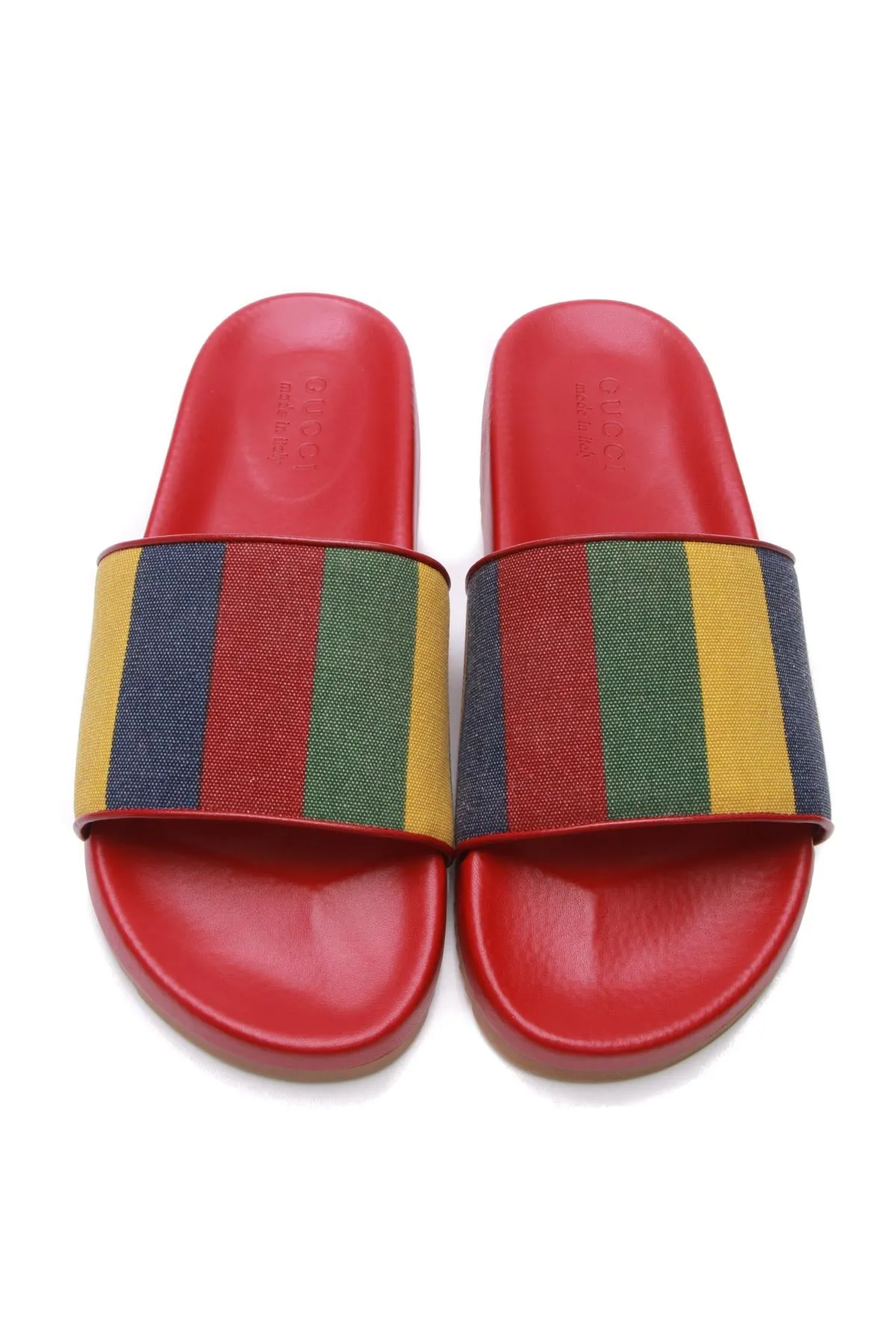 Men's Baiadera Striped Slides - Size US 8.5