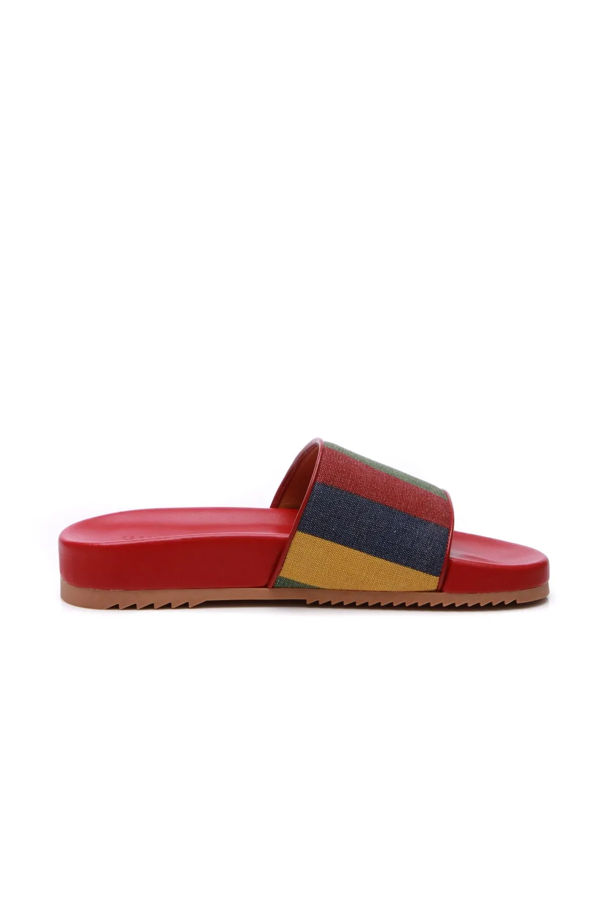 Men's Baiadera Striped Slides - Size US 8.5