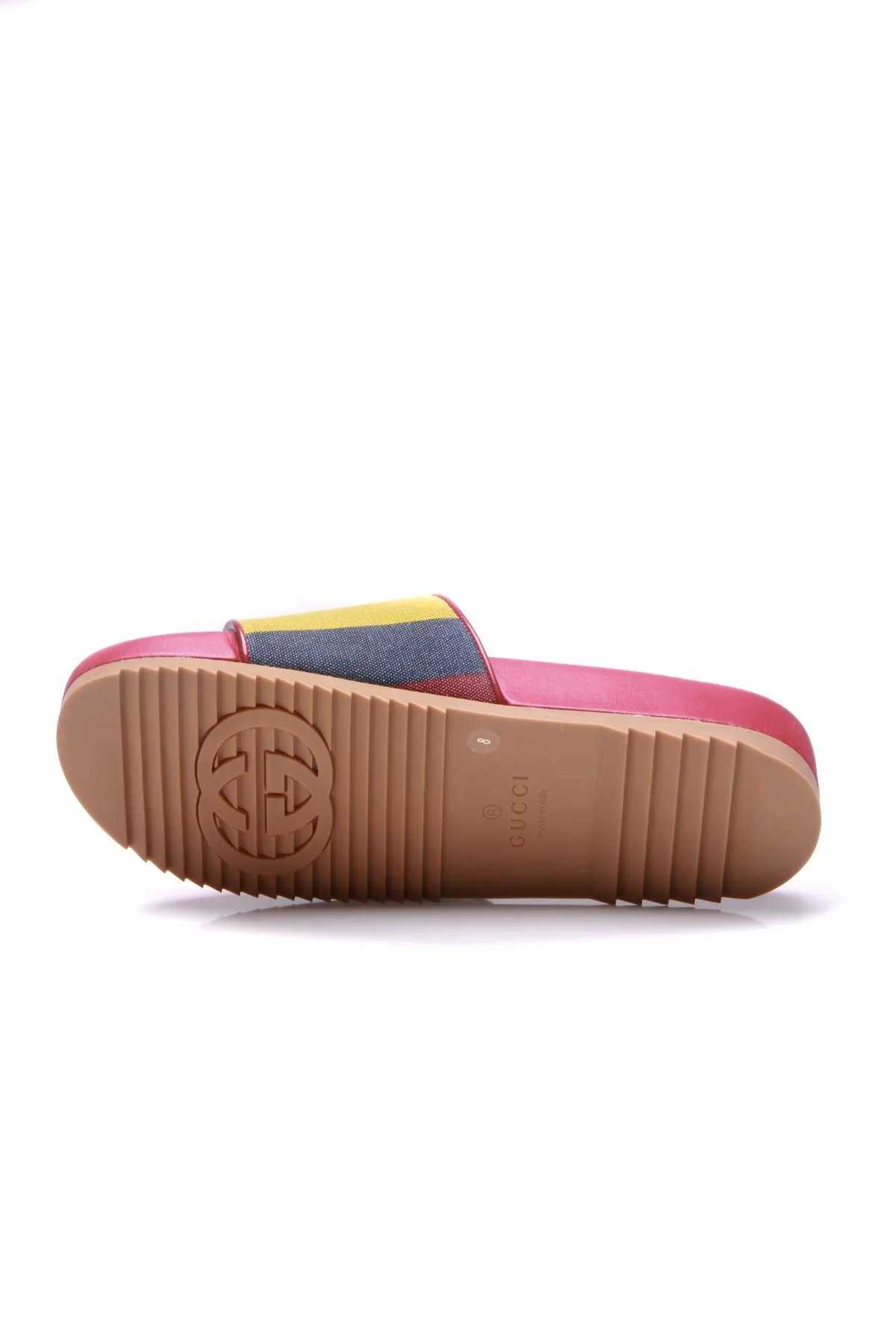 Men's Baiadera Striped Slides - Size US 8.5