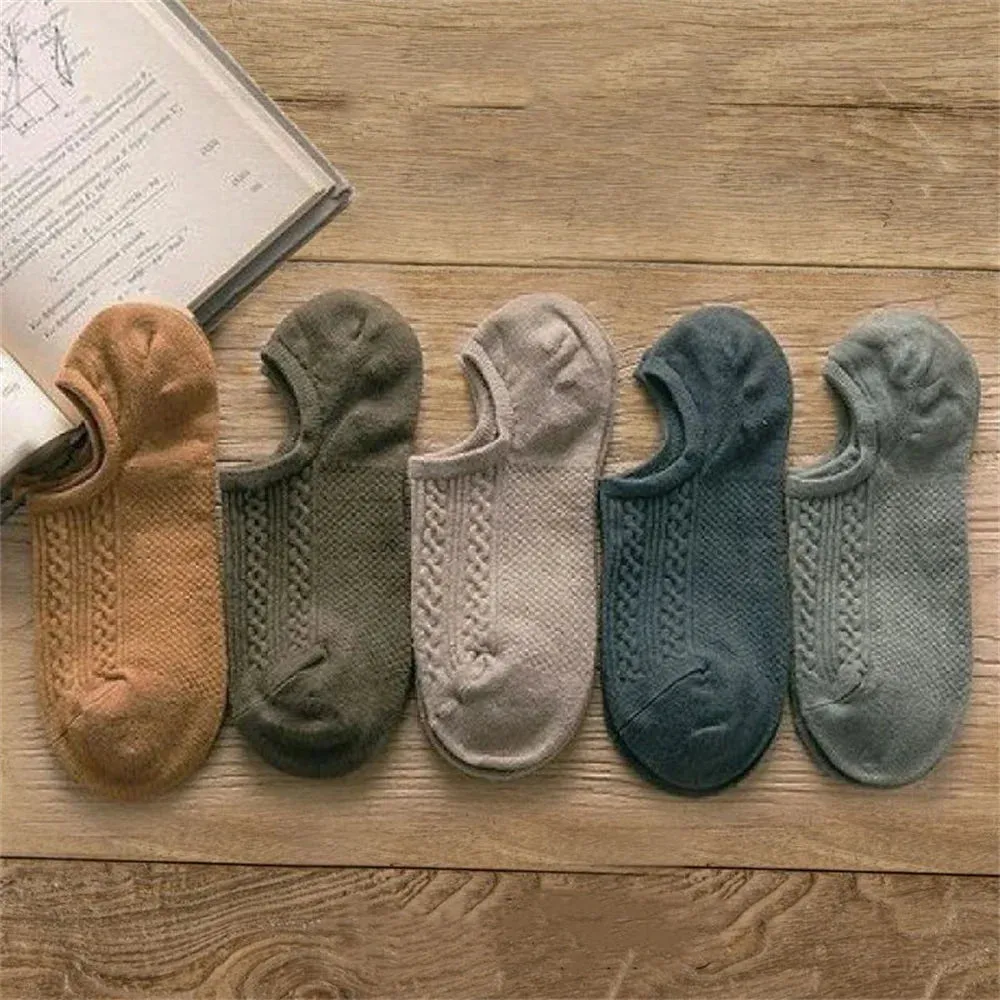 Men's Cotton Tube Socks - Breathable & Anti-Odor