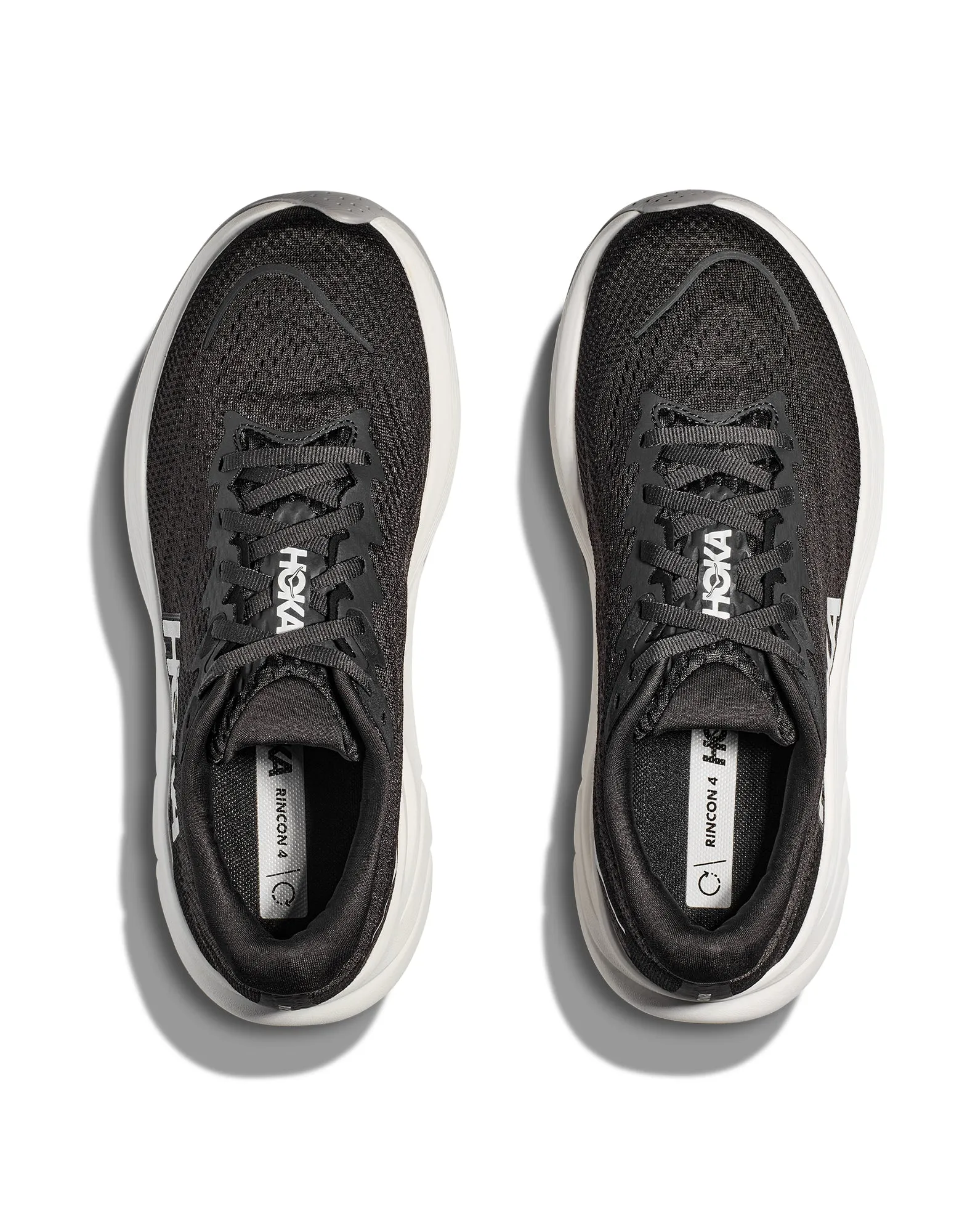 Men's Hoka Rincon 4 Black / White || Hommes Hoka Rincon 4 Black / White