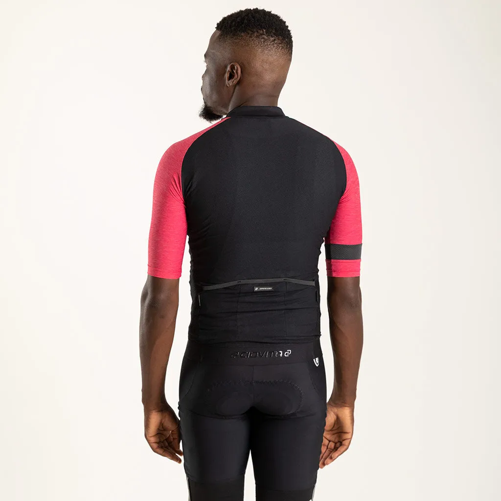 Men's Opera Race Fit Jersey (Ruby)