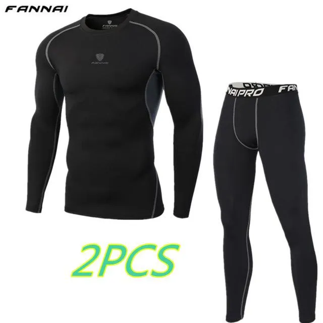 Mens Run jogging Sportswear Sports Set Long t shirt,leggings,shorts Gym outdoor workout Tights clothing 3pcs/Sets