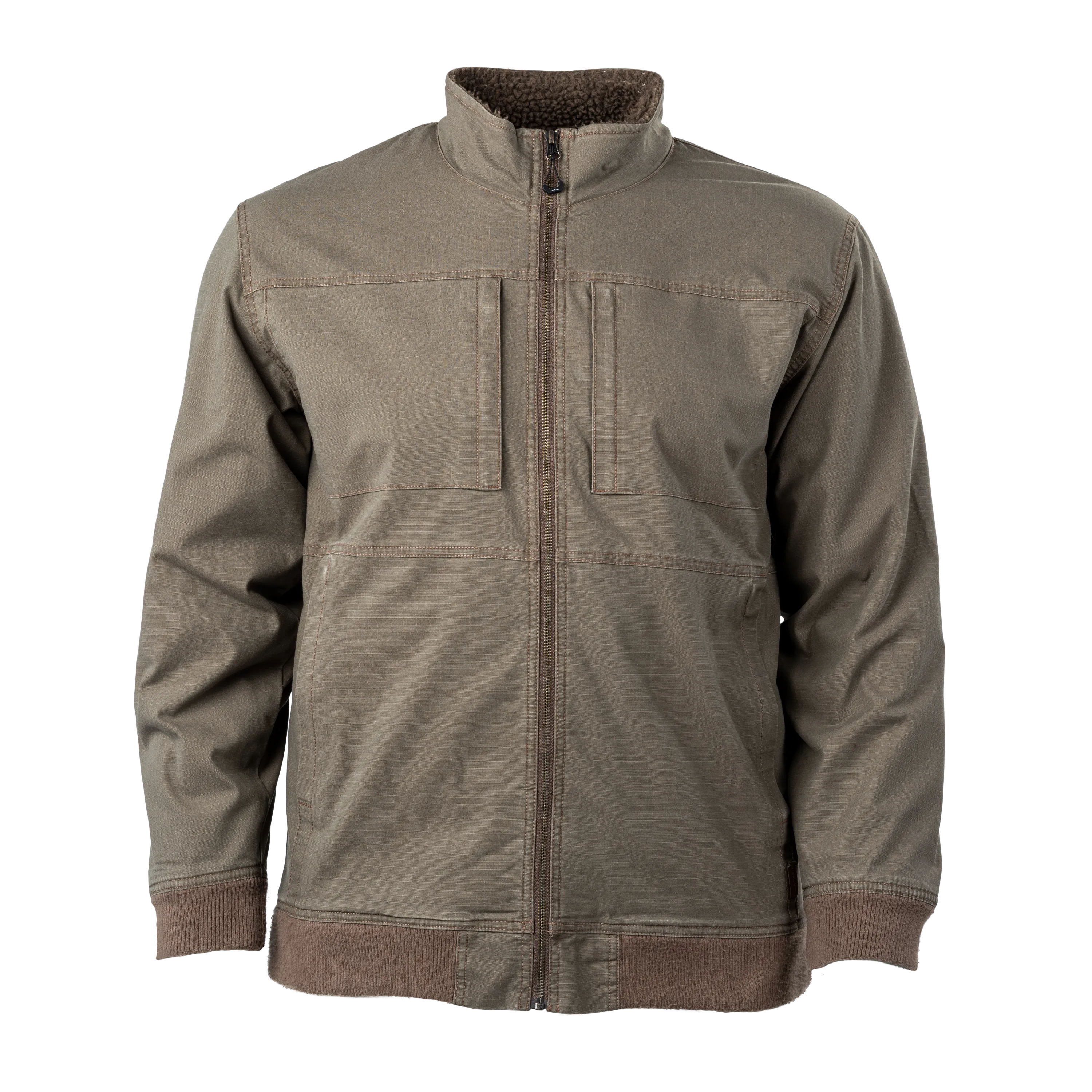 Men's Sherpa Lined Canvas Jacket