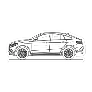 Mercedes-AMG GLE 63 AMG C292 Outline Sticker