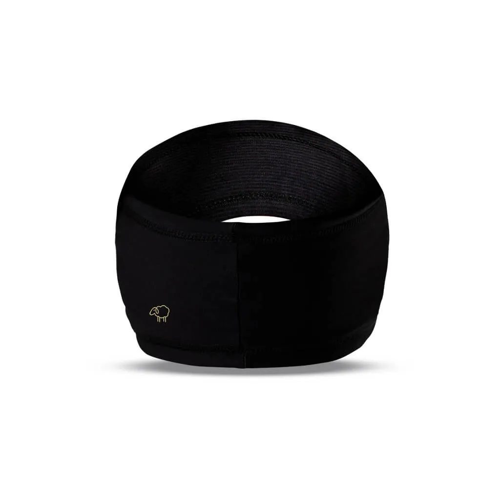 Merino Ear Warmer (Black)
