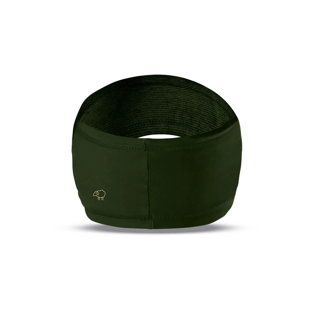 Merino Ear Warmer (Olive)